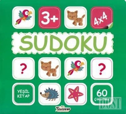 Sudoku 4x4 - Yeşil Kitap